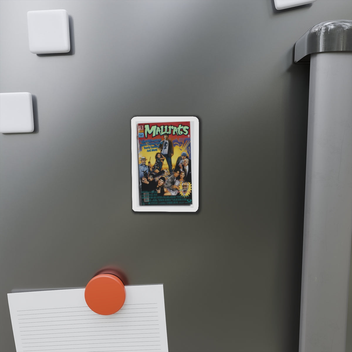 MALLRATS 1995 Movie Poster - Refrigerator Magnet-The Sticker Space