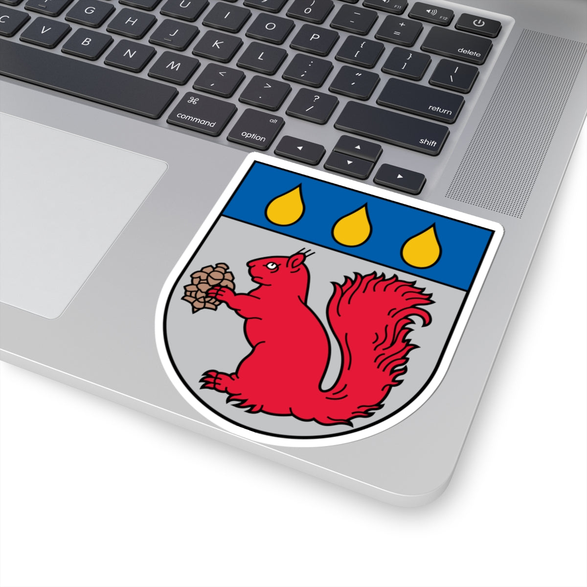 Baldone COA (Latvia) (Coat of Arms) STICKER Vinyl Kiss-Cut Decal