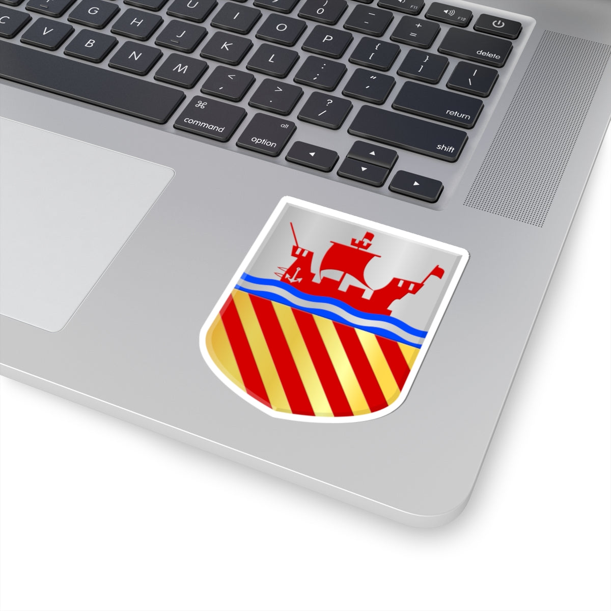 Blankenham wapen (Netherlands) (Coat of Arms) STICKER Vinyl Kiss-Cut Decal