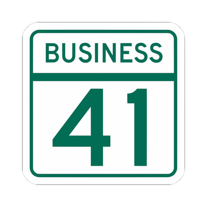 MD Route 41 Business (Maryland) (Road Sign) STICKER Vinyl Kiss-Cut Decal
