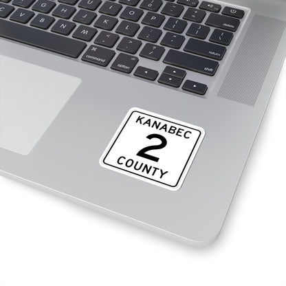 Kanabec County 2 MN (Minnesota) (Road Sign) STICKER Vinyl Kiss-Cut Decal