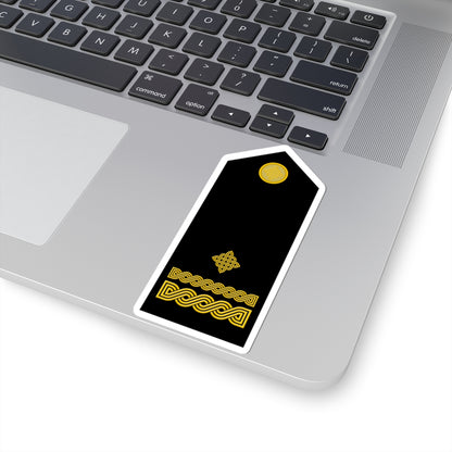 Naramenica svečane odore bojnika HKoV (Croatia) (Military Rank) STICKER Vinyl Kiss-Cut Decal