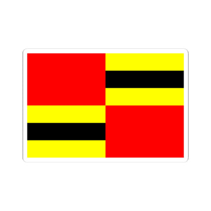 Flag of Ushant (France) STICKER Vinyl Kiss-Cut Decal