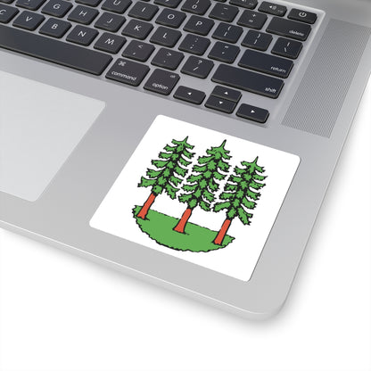 CHE Wald ZH 1926 Flag (Switzerland) STICKER Vinyl Kiss-Cut Decal