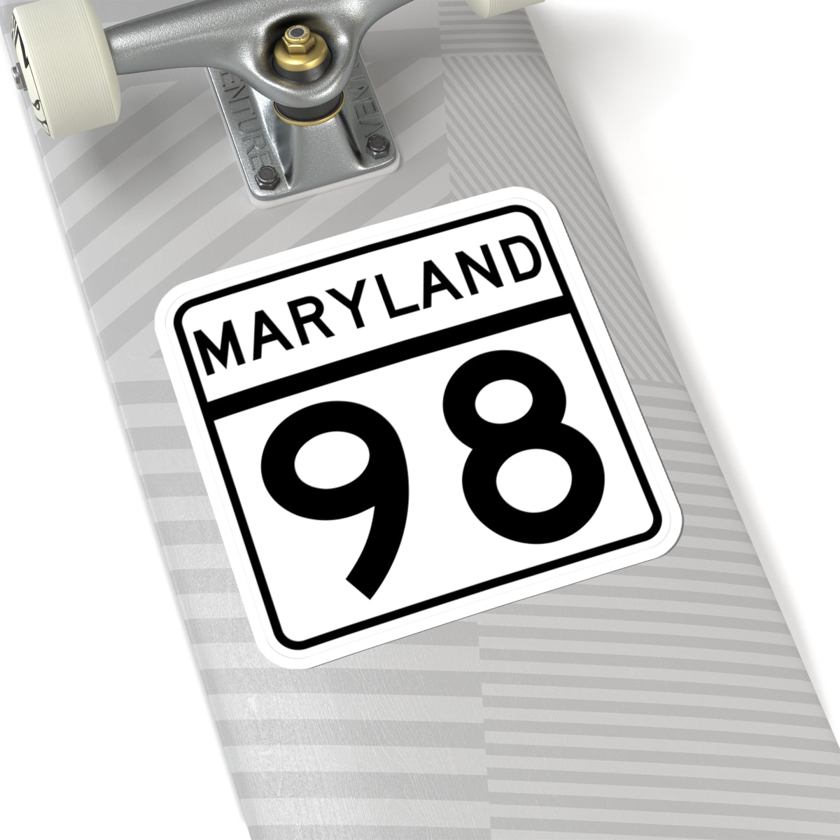 MD Route 98 (Maryland) (Road Sign) STICKER Vinyl Kiss-Cut Decal