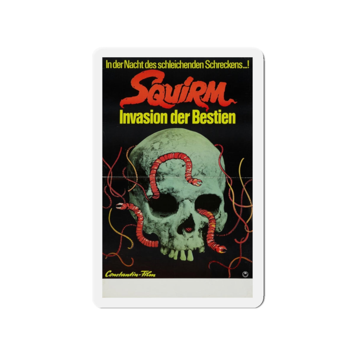 SQUIRM (GERMAN) 1976 Movie Poster - Refrigerator Magnet