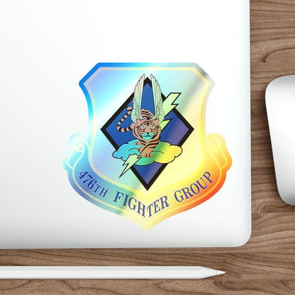 476 Fighter Group AFRC (U.S. Air Force) Holographic STICKER Die-Cut Vinyl Decal-The Sticker Space