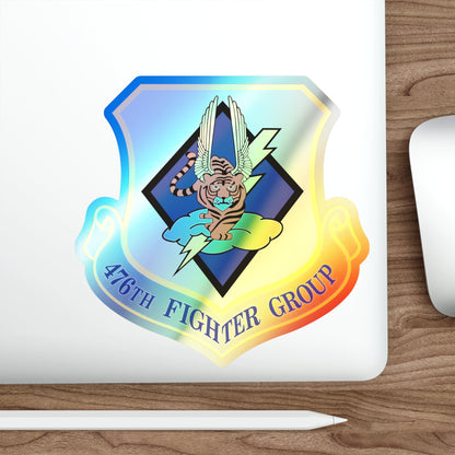 476 Fighter Group AFRC (U.S. Air Force) Holographic STICKER Die-Cut Vinyl Decal-The Sticker Space