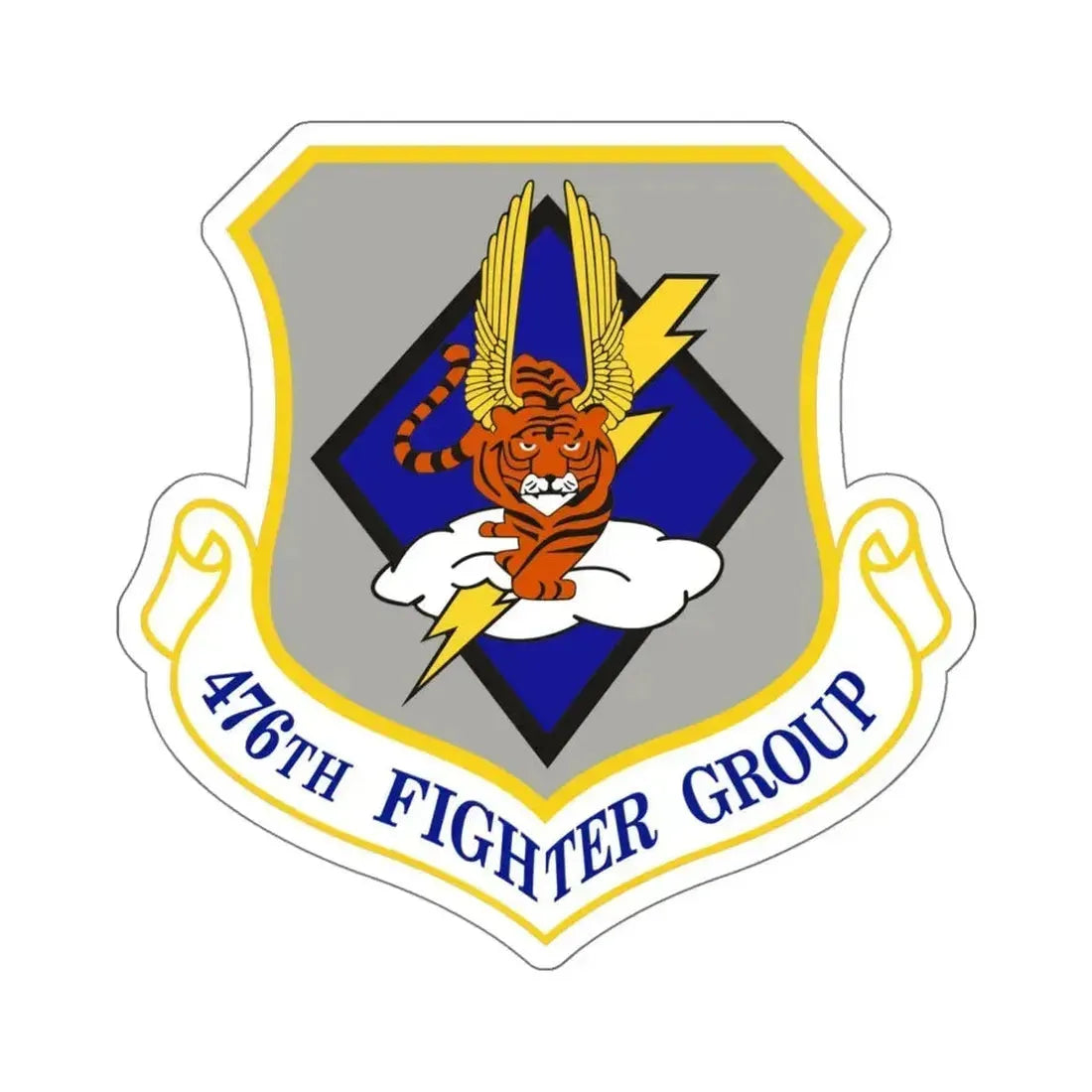 476 Fighter Group AFRC (U.S. Air Force) STICKER Vinyl Die-Cut Decal 4 Inch - The Sticker Space