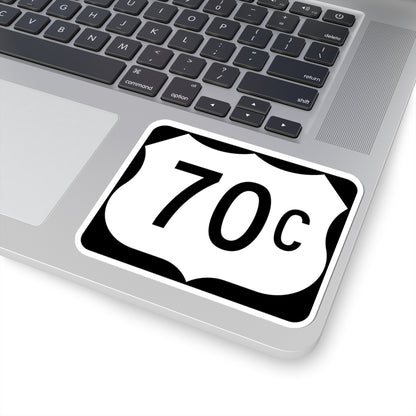 US 70C (Arkansas) (Road Sign) STICKER Vinyl Kiss-Cut Decal