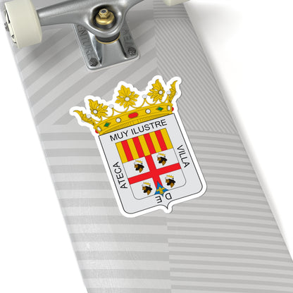 Escudo de Ateca (Spain) (Coat of Arms) STICKER Vinyl Kiss-Cut Decal