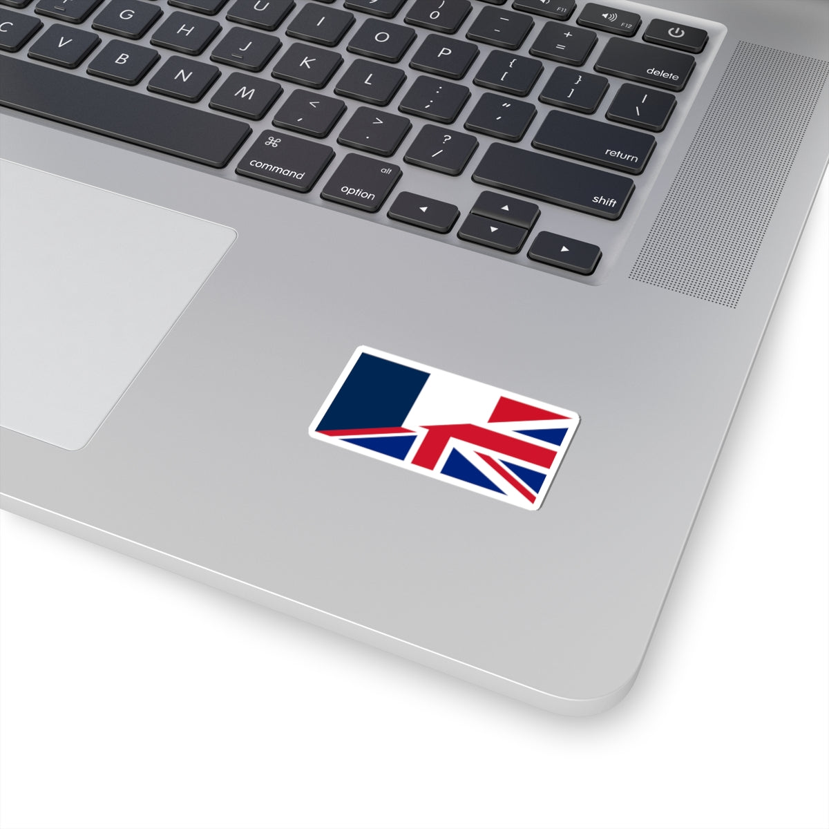 Flag of France and the United Kingdom (France) STICKER Vinyl Kiss-Cut Decal