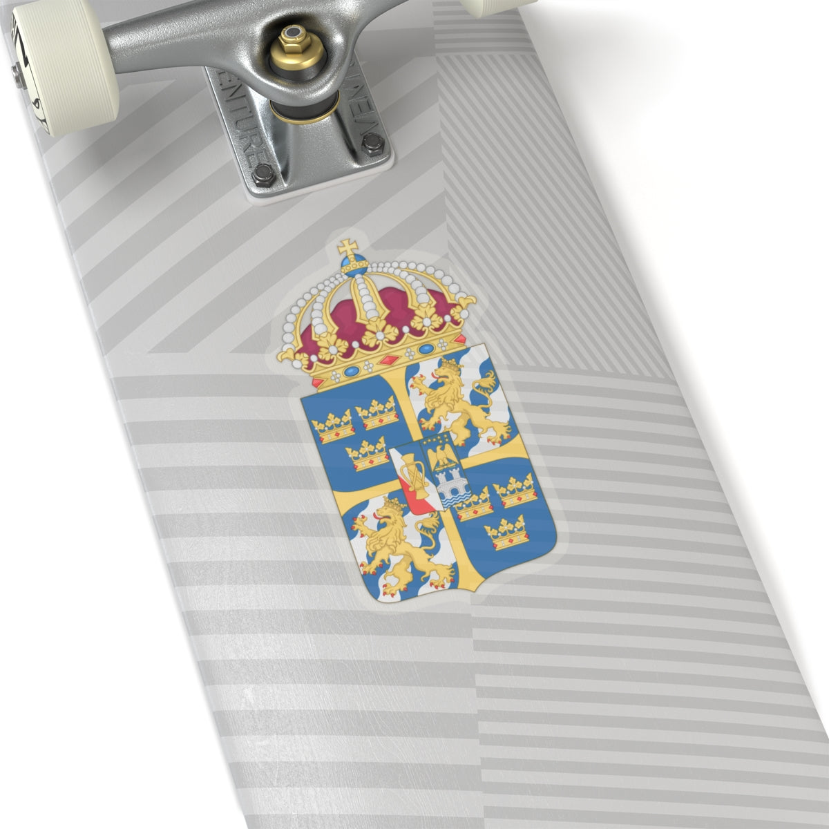 Great coat of arms of Sweden 4 - STICKER Vinyl Kiss-Cut Decal