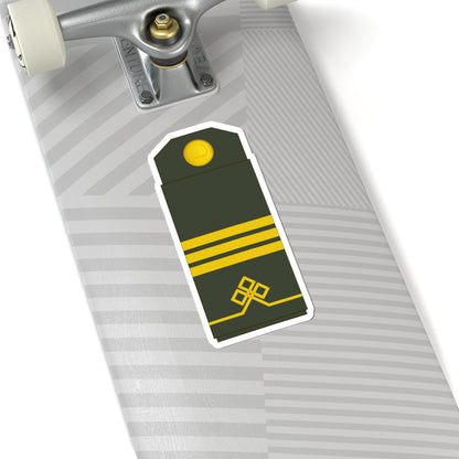 04 Mongolian Army SCP (Mongolia) (Military Rank) STICKER Vinyl Kiss-Cut Decal