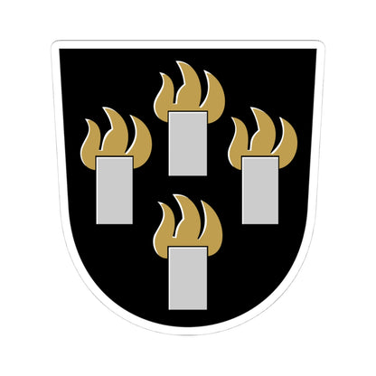 Suomussalmi.vaakuna (Finland) (Coat of Arms) STICKER Vinyl Kiss-Cut Decal