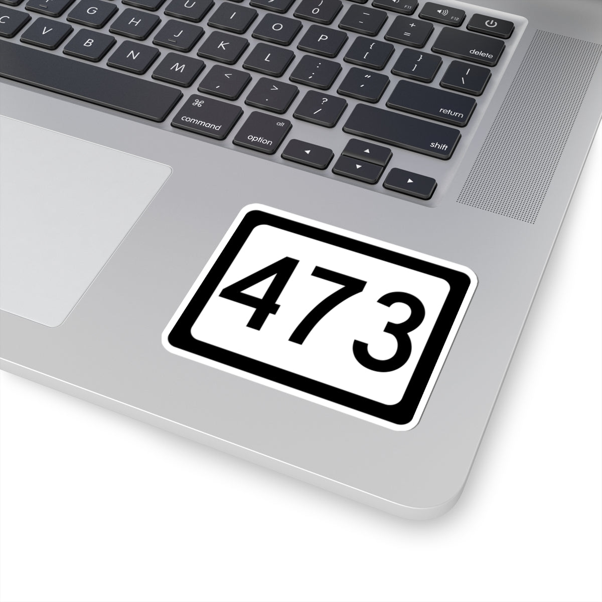 WV-473 (Virginia) (Road Sign) STICKER Vinyl Kiss-Cut Decal