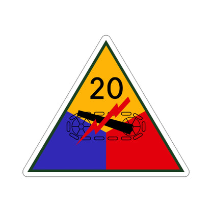 20th Armored Division (U.S. Army) STICKER Vinyl Kiss-Cut Decal