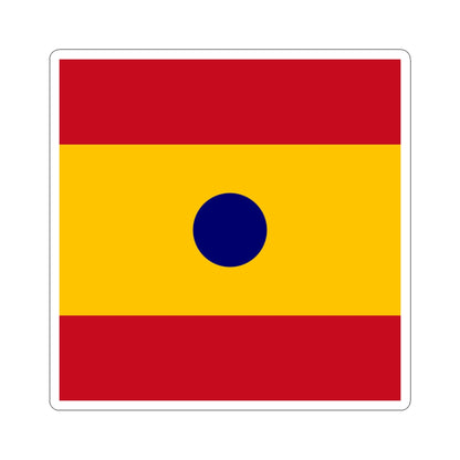 Flag of Rear Admiral Spain (Spain) STICKER Vinyl Kiss-Cut Decal