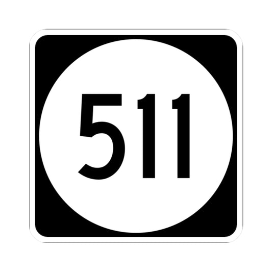 PR tertiary 511 (Puerto Rico) (Road Sign) STICKER Vinyl Kiss-Cut Decal