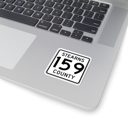 Stearns County Route 159 (Minnesota) (Road Sign) STICKER Vinyl Kiss-Cut Decal