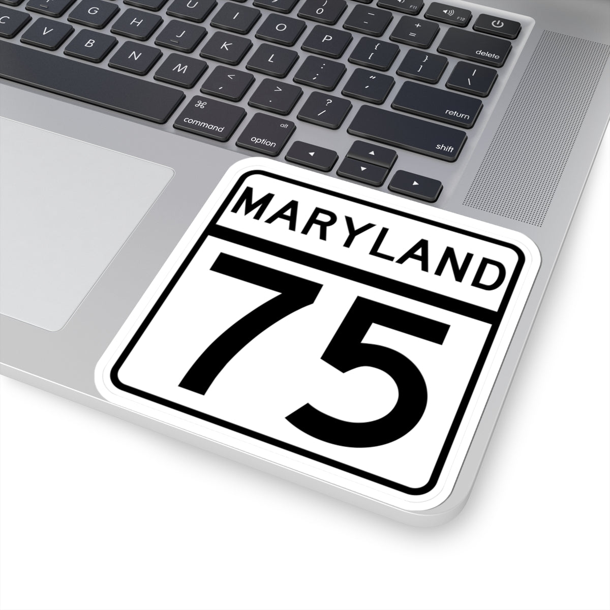 MD Route 75 (Maryland) (Road Sign) STICKER Vinyl Kiss-Cut Decal
