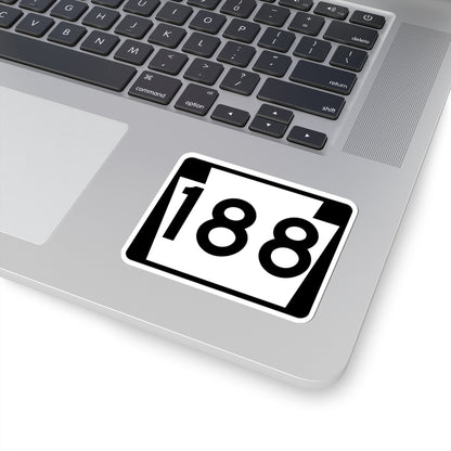 PA-188 (Pennsylvania) (Road Sign) STICKER Vinyl Kiss-Cut Decal