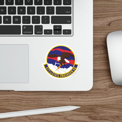 477th Civil Engineer Squadron (U.S. Air Force) STICKER Vinyl Die-Cut Decal-The Sticker Space