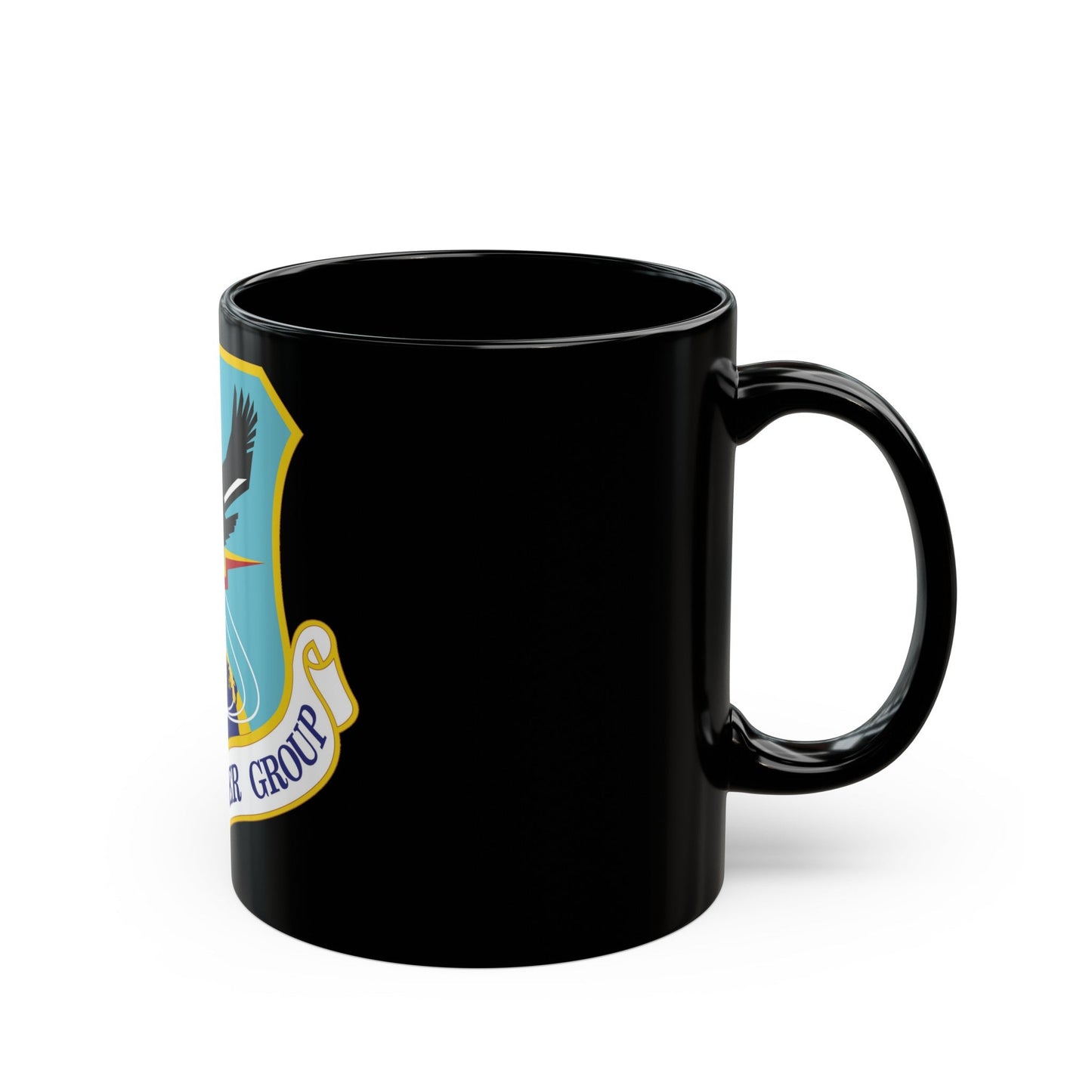 477th Fighter Group (U.S. Air Force) Black Coffee Mug-The Sticker Space