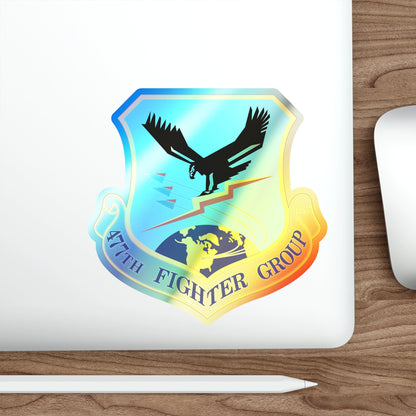 477th Fighter Group (U.S. Air Force) Holographic STICKER Die-Cut Vinyl Decal-The Sticker Space