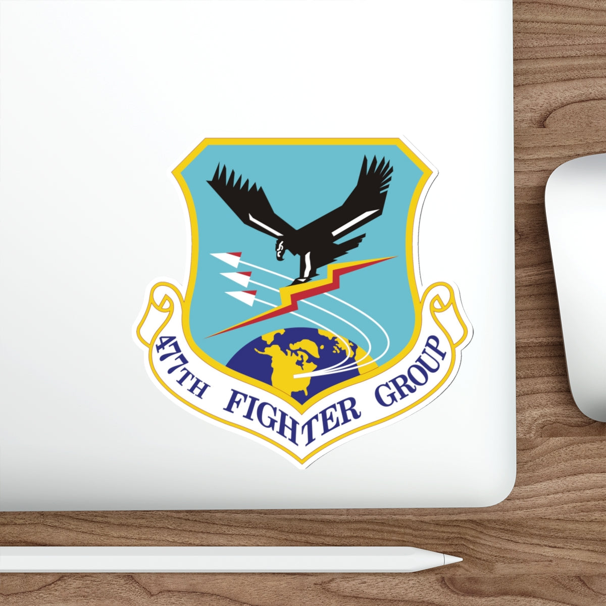 477th Fighter Group (U.S. Air Force) STICKER Vinyl Die-Cut Decal-The Sticker Space