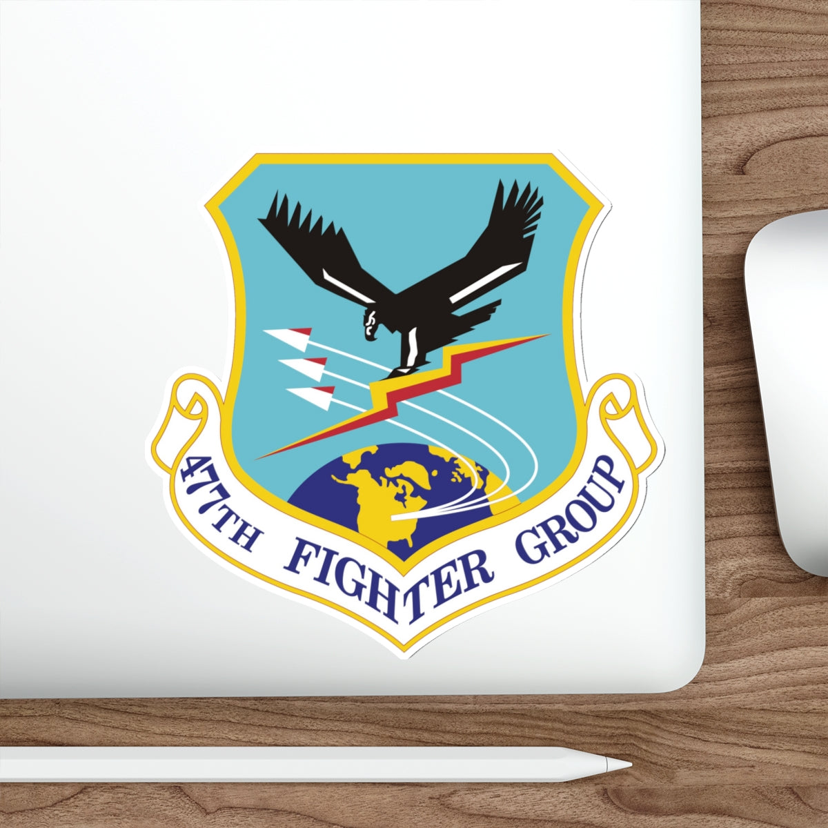 477th Fighter Group (U.S. Air Force) STICKER Vinyl Die-Cut Decal-The Sticker Space