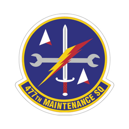 477th Maintenance Squadron (U.S. Air Force) STICKER Vinyl Die-Cut Decal-White-The Sticker Space