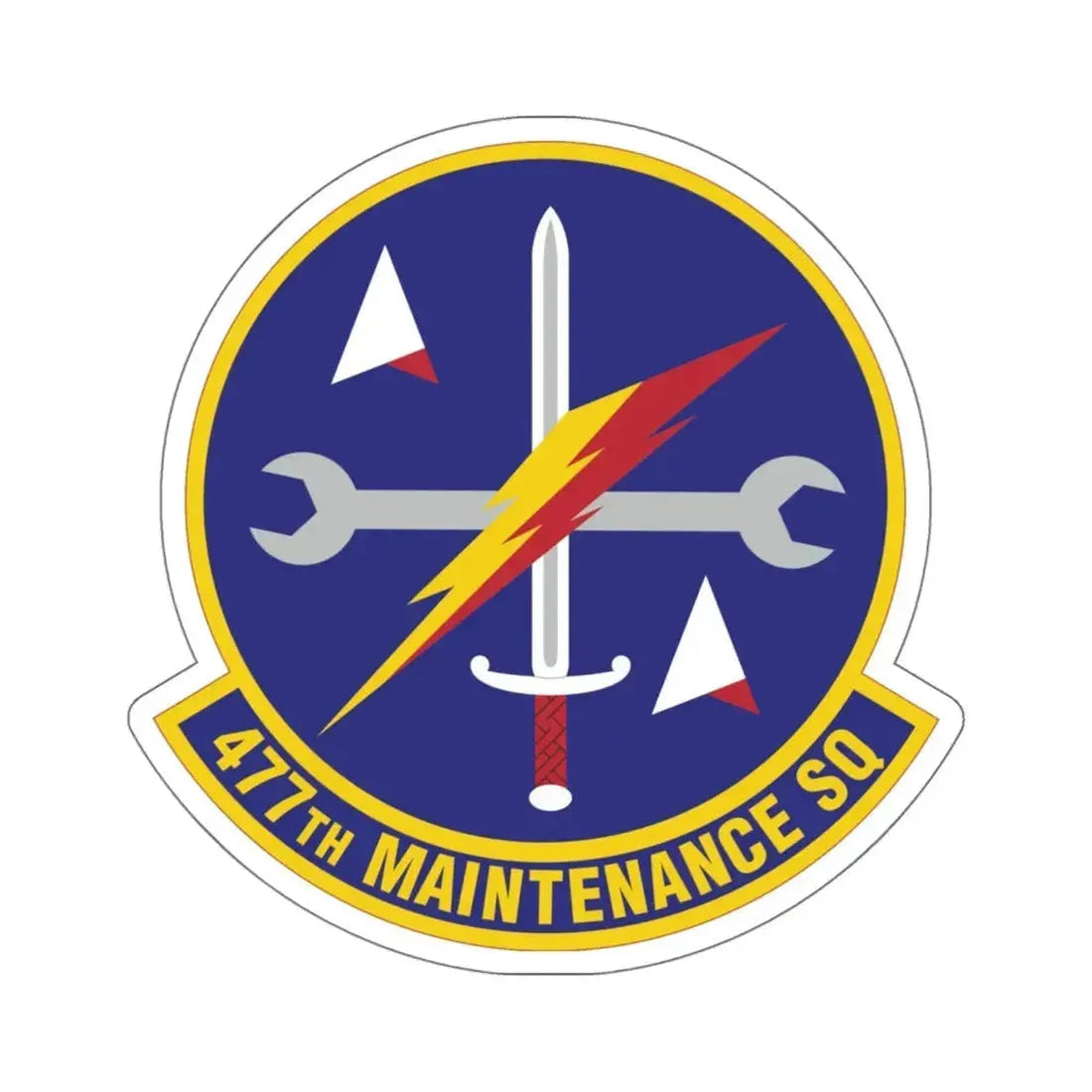 477th Maintenance Squadron (U.S. Air Force) STICKER Vinyl Die-Cut Decal - The Sticker Space