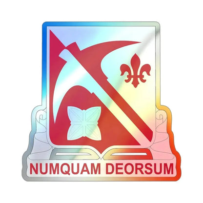 478 Engineer Battalion (U.S. Army) Holographic STICKER Die-Cut Vinyl Decal - The Sticker Space