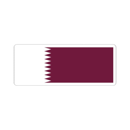 Flag of Qatar 1949-1971 (Qatar) STICKER Vinyl Kiss-Cut Decal