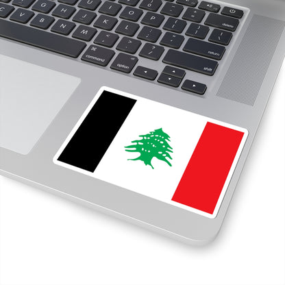 Union Party Lebanon flag (Lebanon) STICKER Vinyl Kiss-Cut Decal