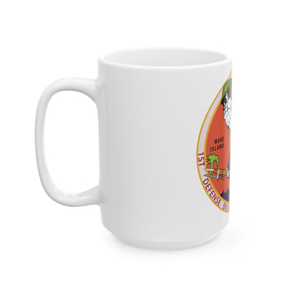 1st Defense Battalion Wake Island (USMC) White Coffee Mug