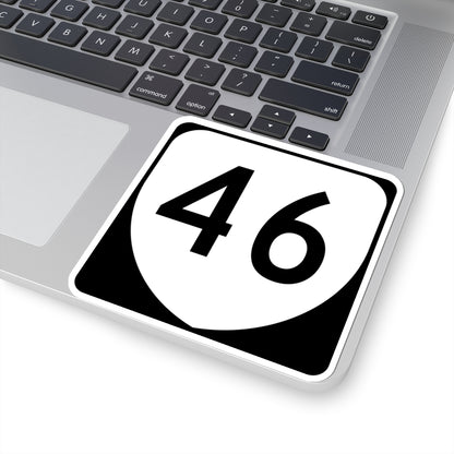 Virginia 46 (Virginia) (Road Sign) STICKER Vinyl Kiss-Cut Decal