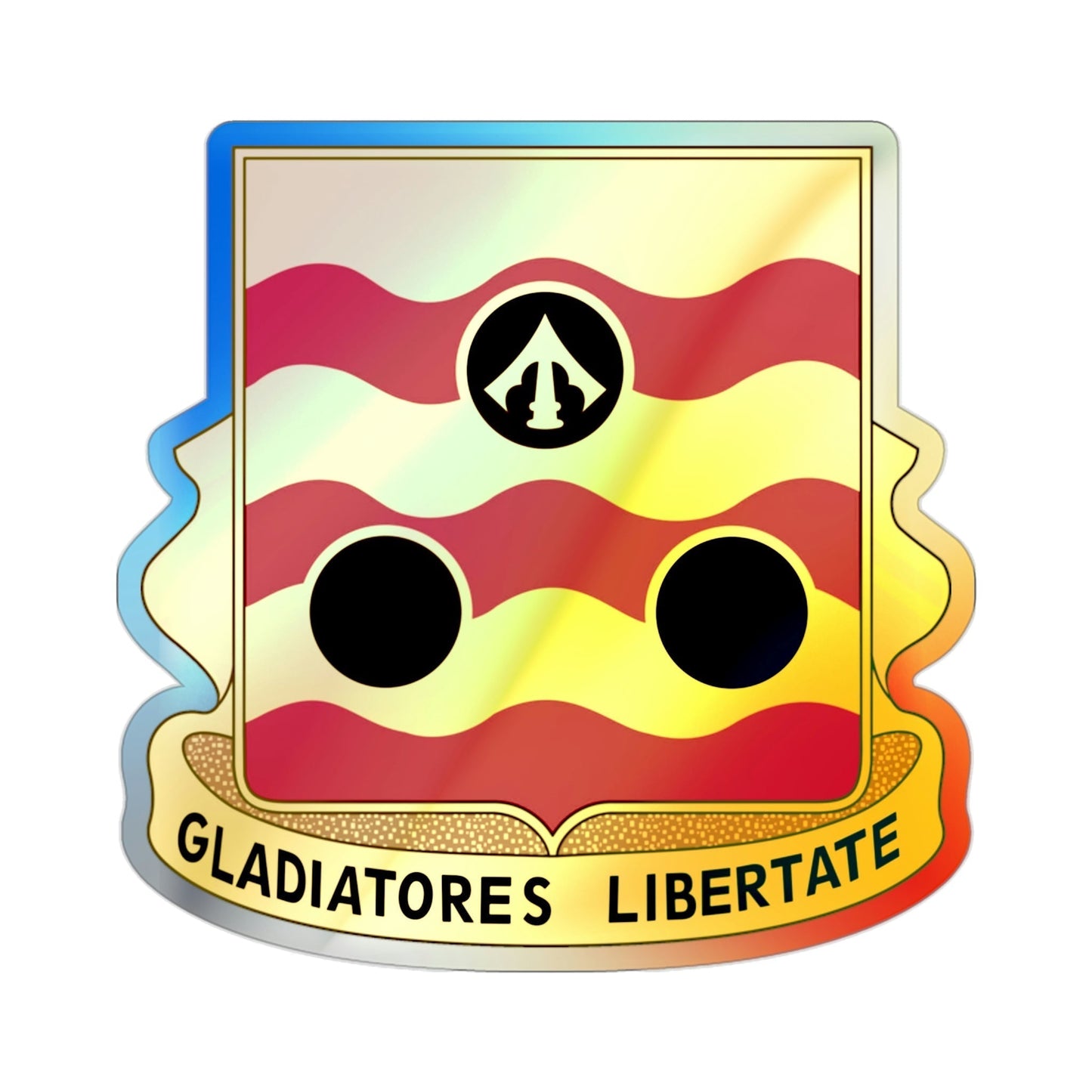 478th Antiaircraft Artillery Battalion (U.S. Army) Holographic STICKER Die-Cut Vinyl Decal-2 Inch-The Sticker Space