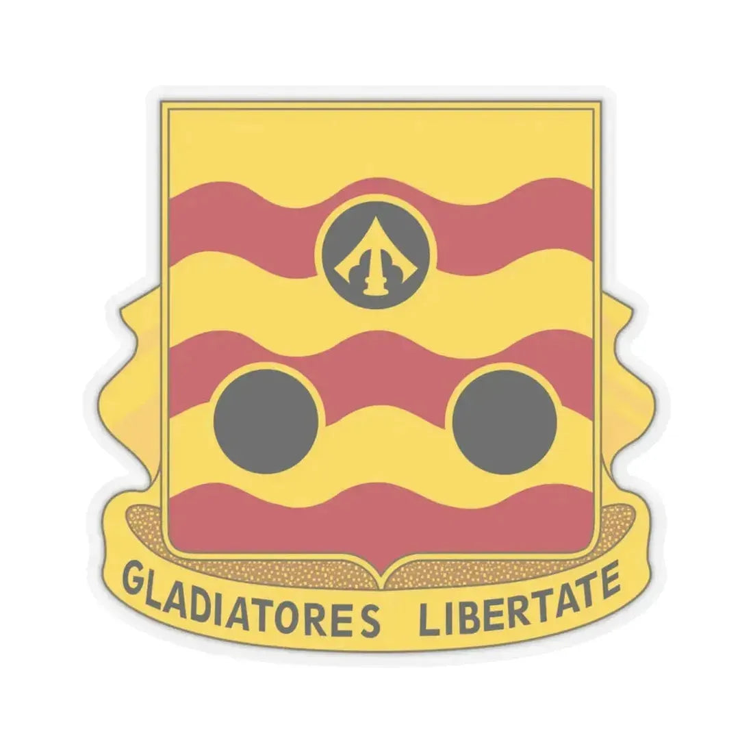 478th Antiaircraft Artillery Battalion (U.S. Army) STICKER Vinyl Kiss-Cut Decal 4 Inch Transparent - The Sticker Space