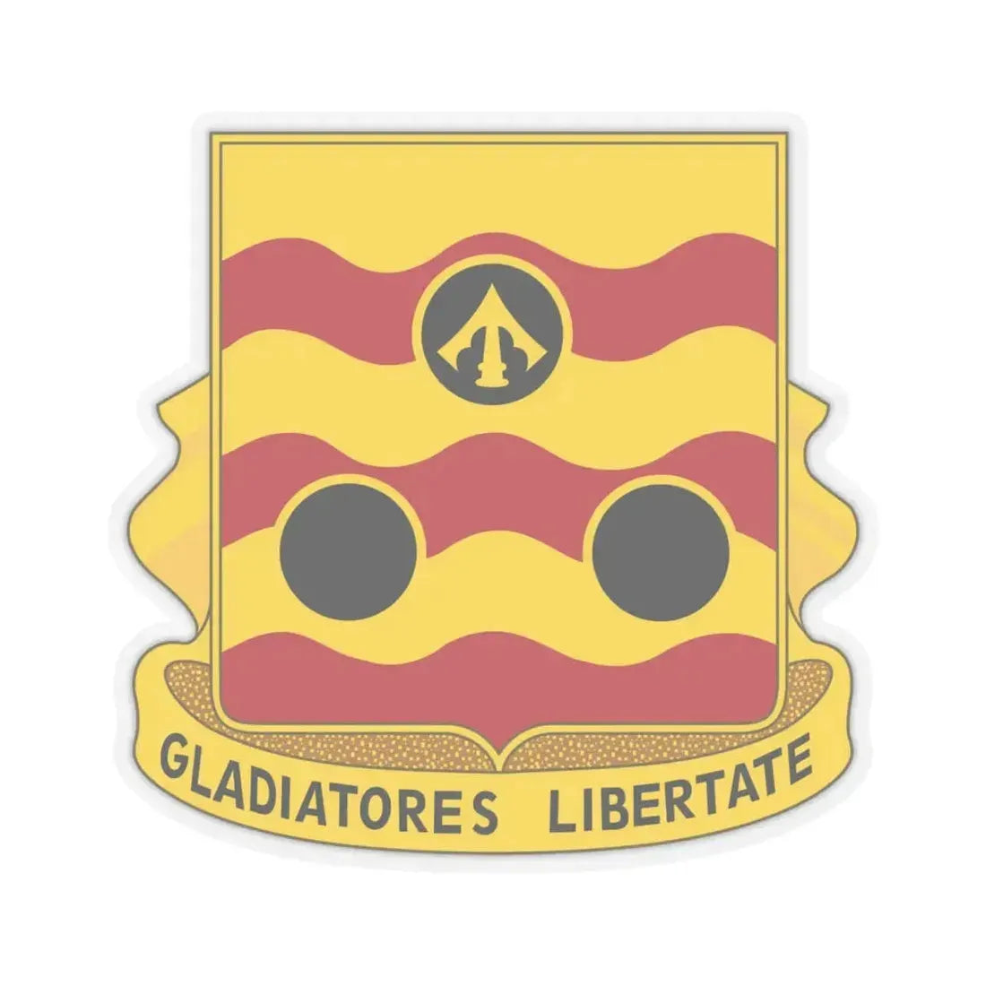 478th Antiaircraft Artillery Battalion (U.S. Army) STICKER Vinyl Kiss-Cut Decal 6 Inch Transparent - The Sticker Space