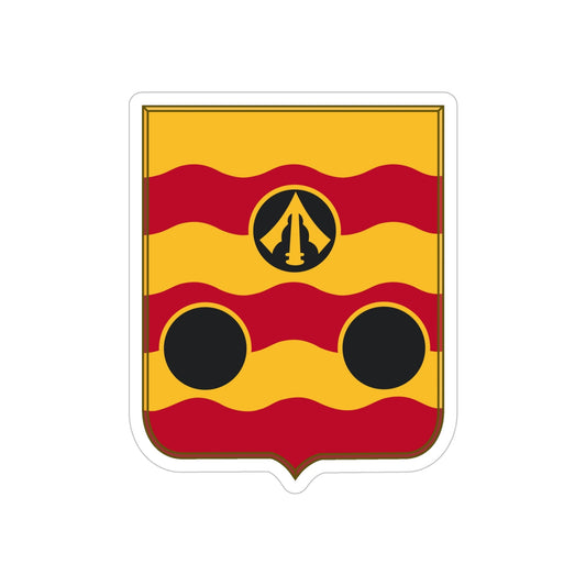 478th Antiaircraft Artillery Battalion v2 (U.S. Army) REVERSE PRINT Transparent STICKER-6 Inch-The Sticker Space