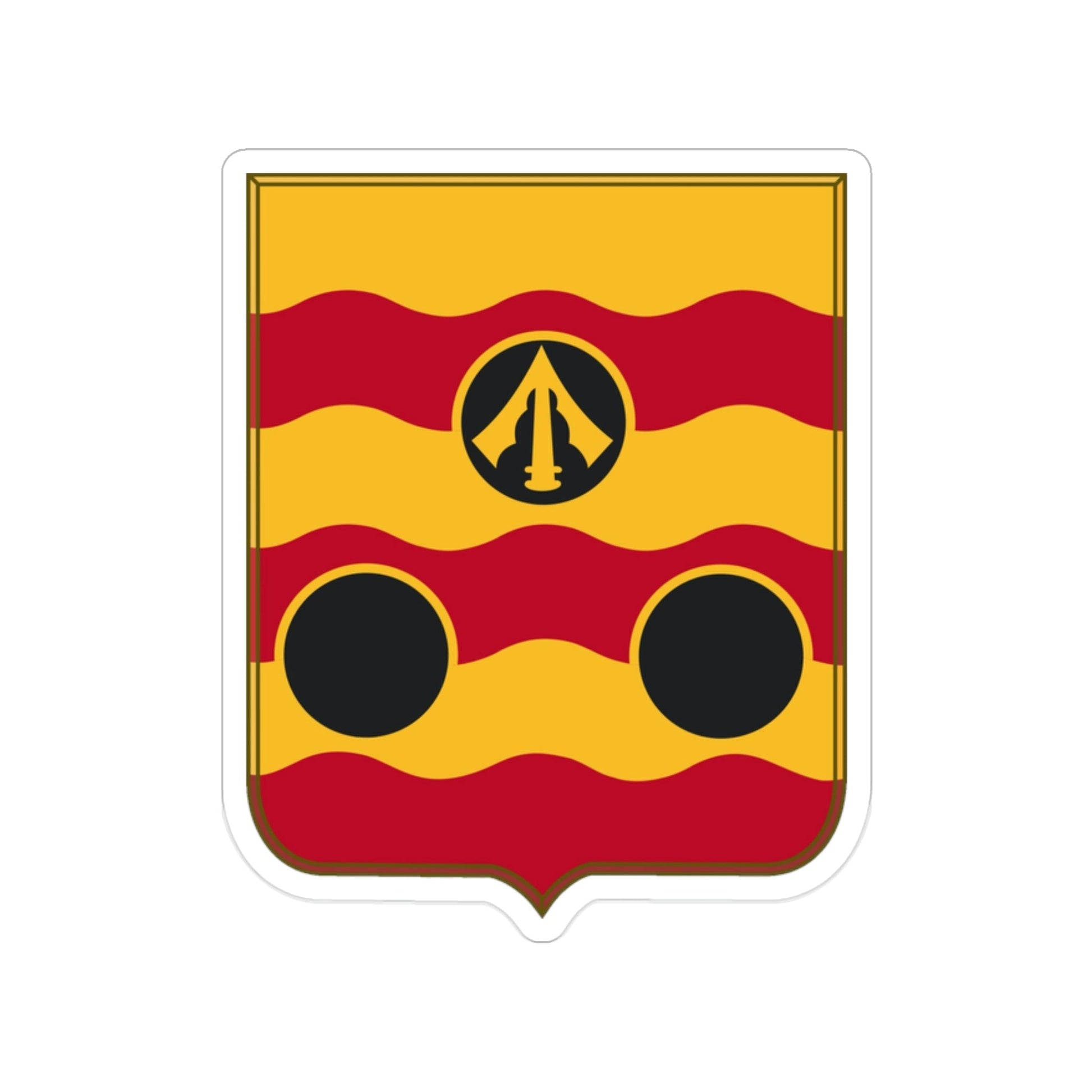 478th Antiaircraft Artillery Battalion v2 (U.S. Army) Transparent STICKER Die-Cut Vinyl Decal-2 Inch-The Sticker Space