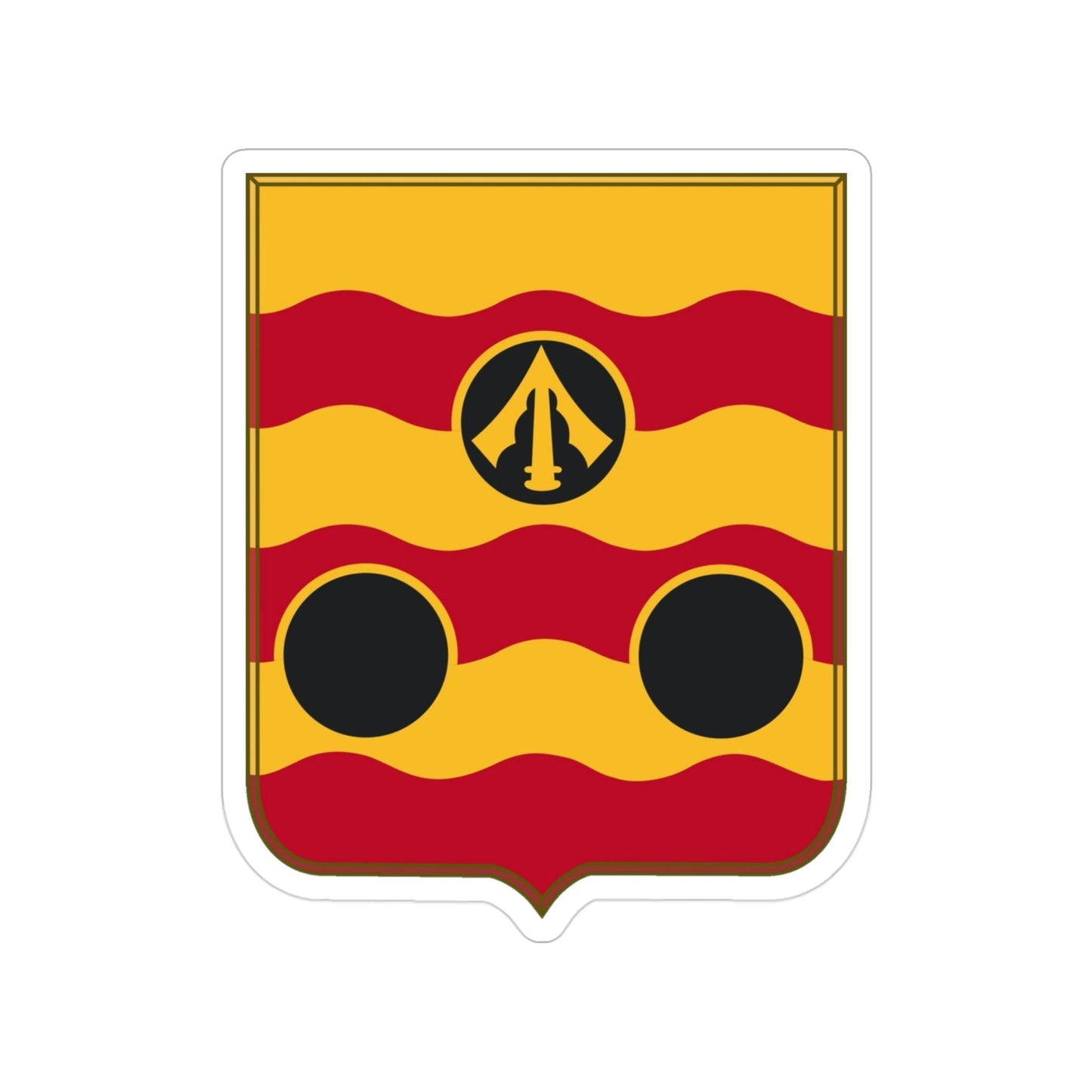 478th Antiaircraft Artillery Battalion v2 (U.S. Army) Transparent STICKER Die-Cut Vinyl Decal-3 Inch-The Sticker Space