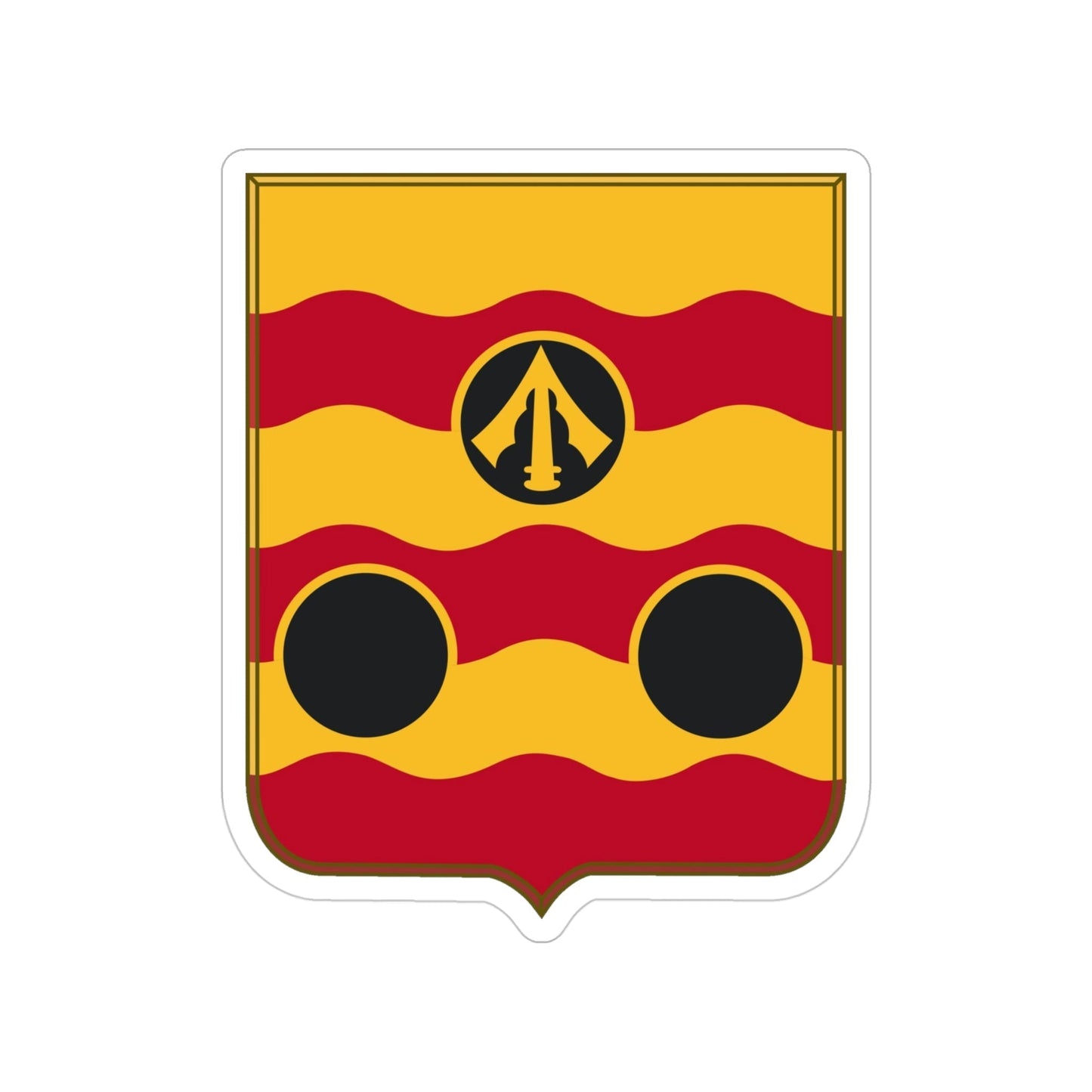 478th Antiaircraft Artillery Battalion v2 (U.S. Army) Transparent STICKER Die-Cut Vinyl Decal-4 Inch-The Sticker Space