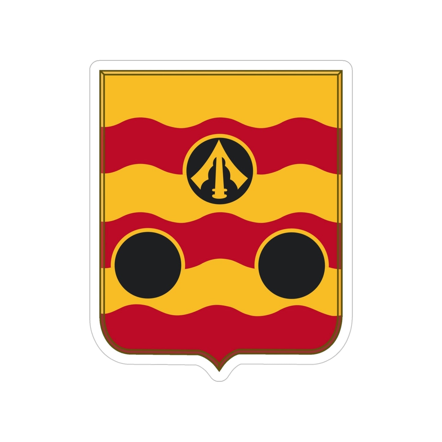 478th Antiaircraft Artillery Battalion v2 (U.S. Army) Transparent STICKER Die-Cut Vinyl Decal-5 Inch-The Sticker Space