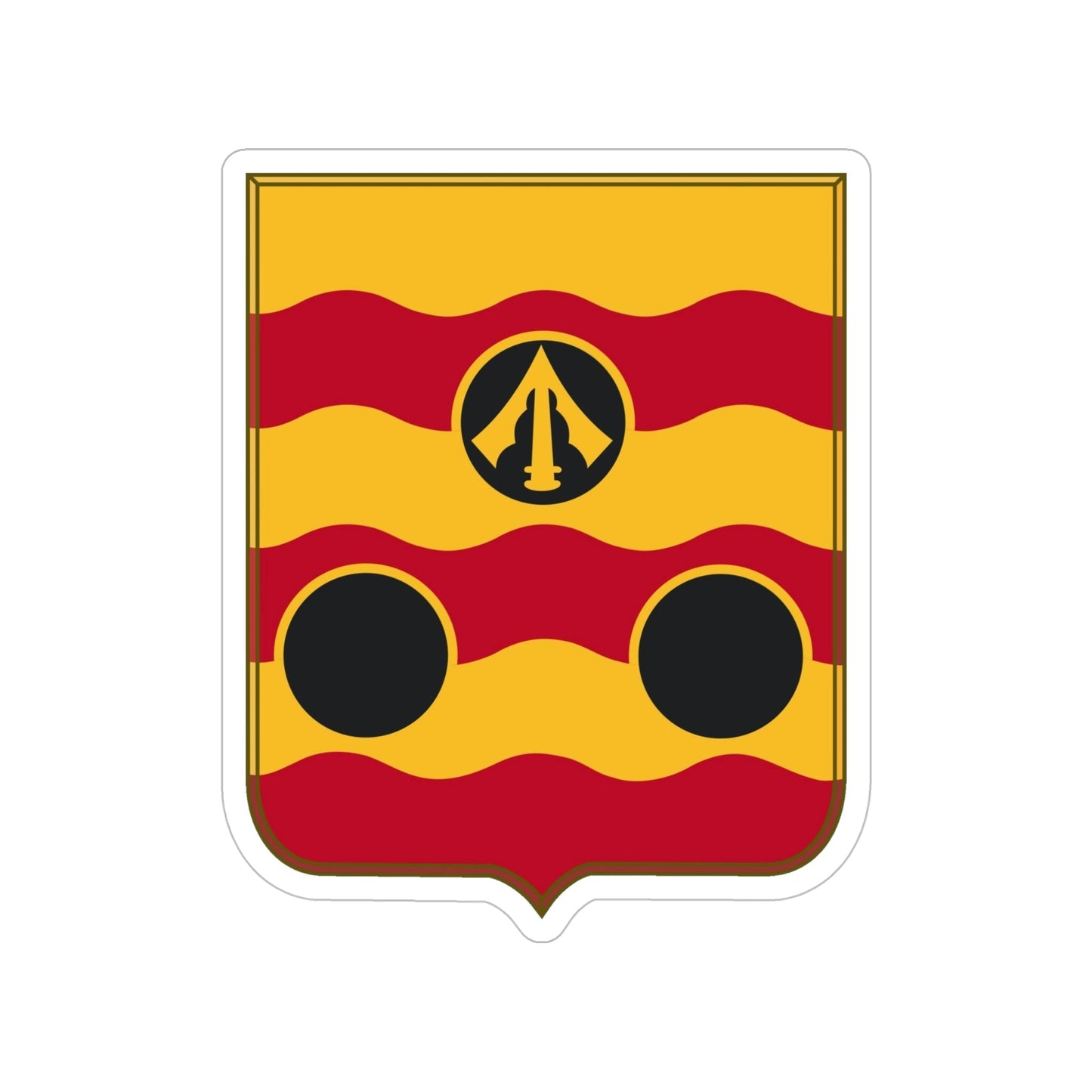 478th Antiaircraft Artillery Battalion v2 (U.S. Army) Transparent STICKER Die-Cut Vinyl Decal-6 Inch-The Sticker Space