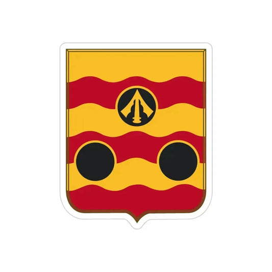 478th Antiaircraft Artillery Battalion v2 (U.S. Army) REVERSE PRINT Transparent Die-Cut STICKER 6 Inch Die-Cut Transparent - The Sticker Space