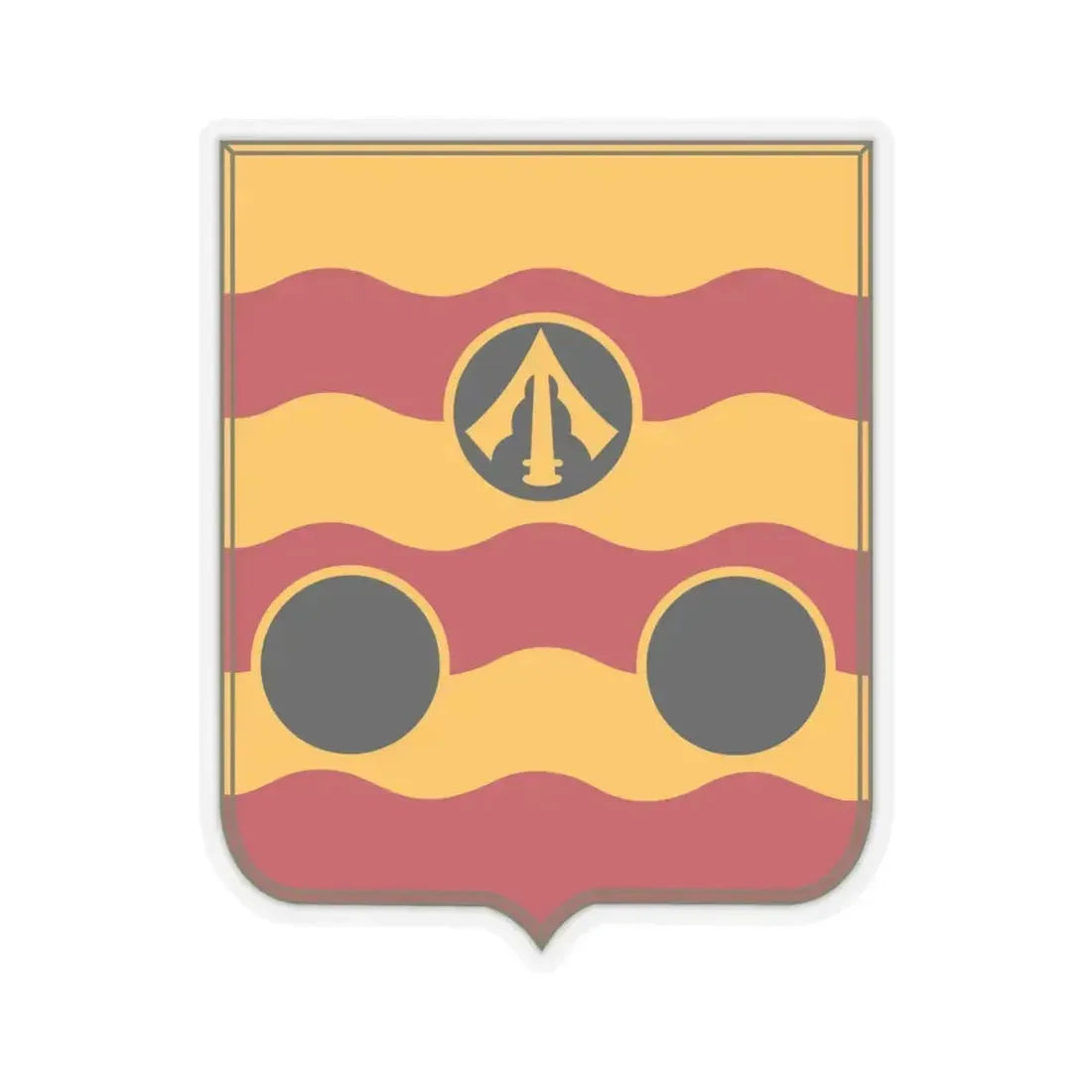 478th Antiaircraft Artillery Battalion v2 (U.S. Army) STICKER Vinyl Kiss-Cut Decal 4 Inch Transparent - The Sticker Space