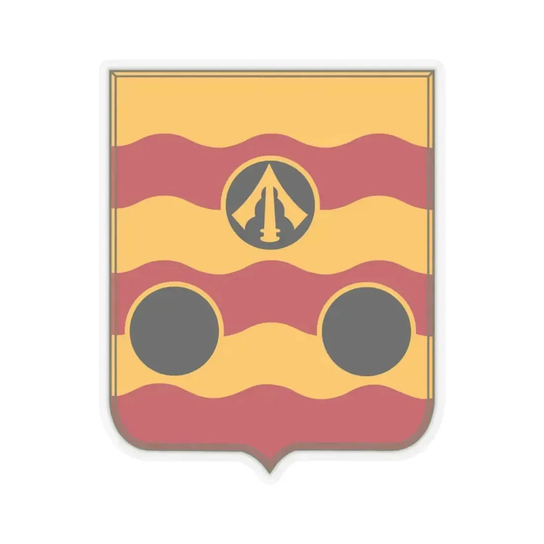 478th Antiaircraft Artillery Battalion v2 (U.S. Army) STICKER Vinyl Kiss-Cut Decal 6 Inch Transparent - The Sticker Space